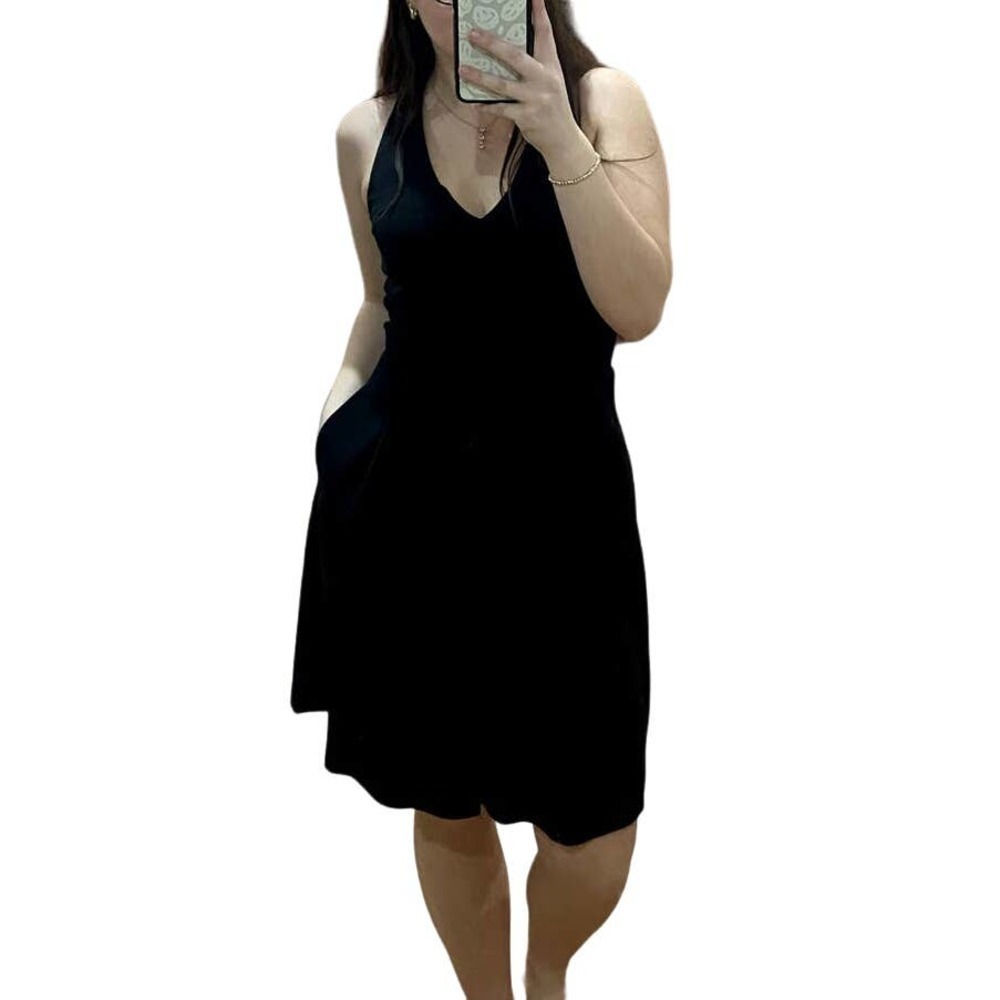 Banana Republic Black Fit and Flare Sleeveless Dress size 4